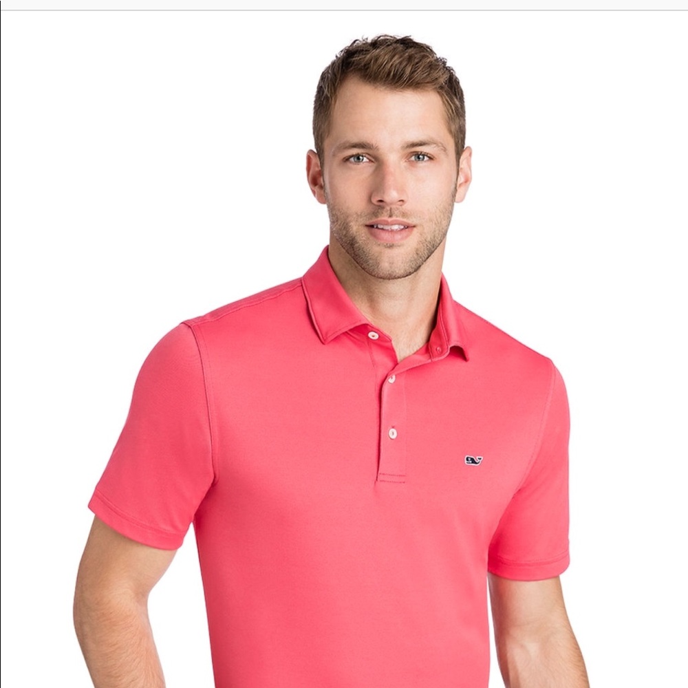 Vineyard Vines classic fit polo Sailors Red S